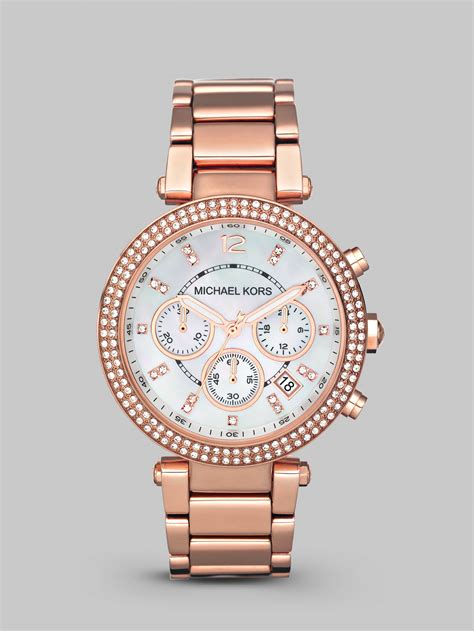 michael kors mother of pearl watch golden|Michael Kors Women's Mother of Pearl Watches .